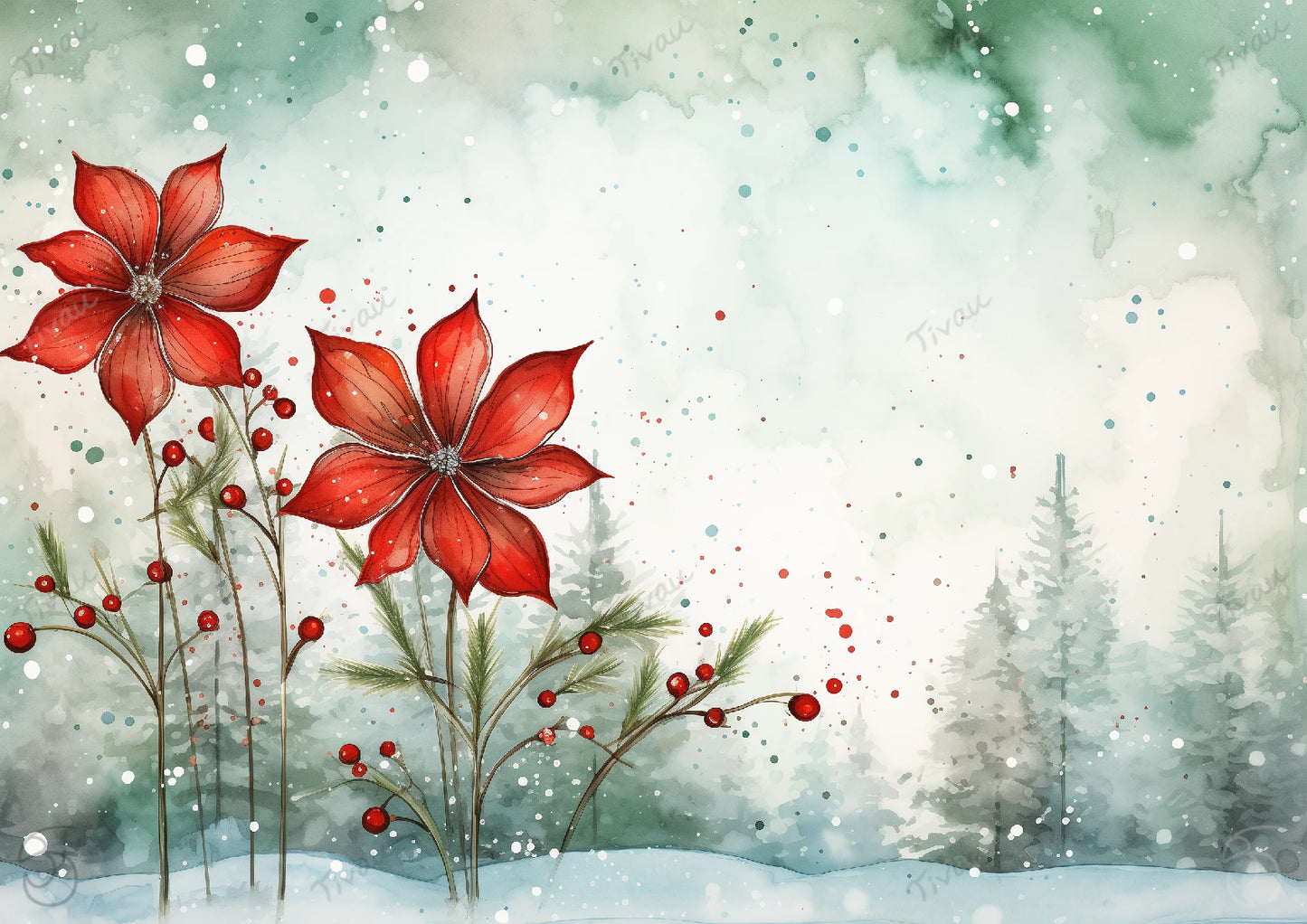 Wasserfarben schlicht