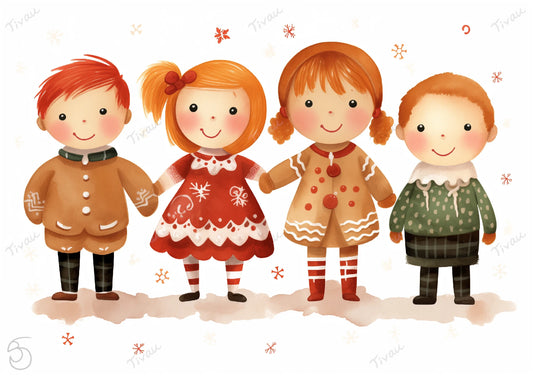 Kinder zur Adventszeit