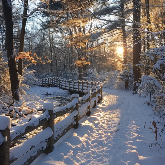 Warmer Winternachmittag