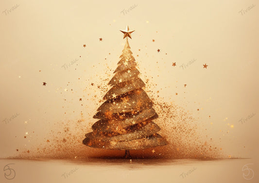Weihnachtsbaum Goldig